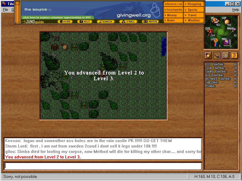 Advanced from Level 17 to Level 18!