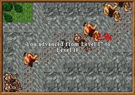 Advanced from Level 17 to Level 18!