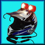 lights for motorcycle helmets