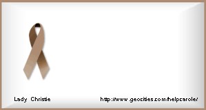 Calling card for colon cancer awareness