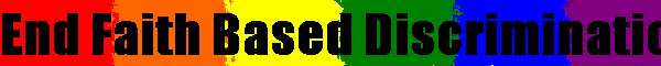 End Faith Based Discrimination