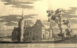 't Huys Hoogwoude, gebouwd in de 15e eeuw door Eduwaard de Bastaard