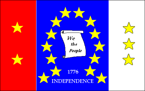 Draka 2alpha USA state flag 1816-1821