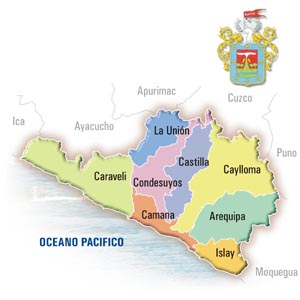 Mapa de Arequipa