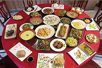 food and table