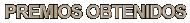 Premios Obtenidos