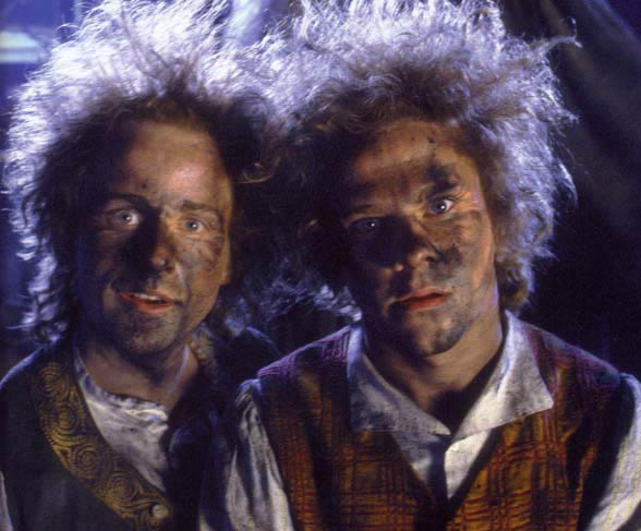 Merry and Pippin gettin' rowdy!