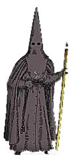 Hábito de los cofrades de La Soledad