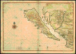 La isla de California, mapa del xiglo XVII
