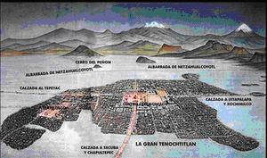La Gran Tenochtitlan. Mural del Dr. Atl (1930)