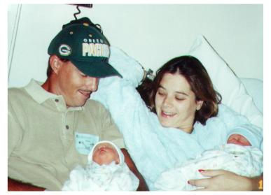 yes, Mommy looks sick, but Daddy looked to happy not to include this photo!
