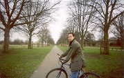 me and my bike (ms cross) in bushy park