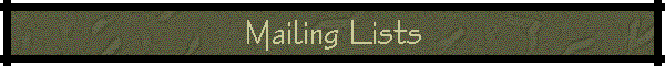 Mailing Lists