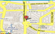 Map of Nikko Hotel Jakarta