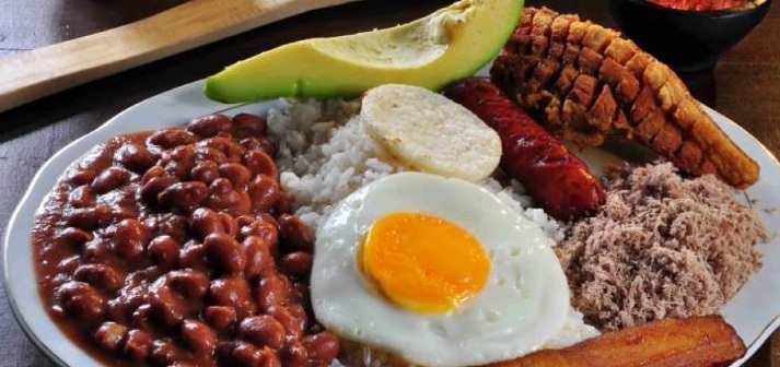 Ejemplo bandeja paisa
