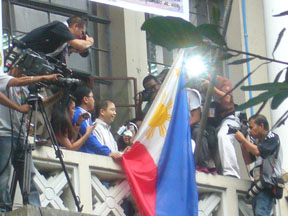 Jun Lozada at the college of law