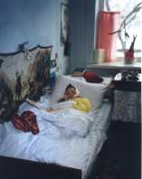 Altenheimbew-im Bett