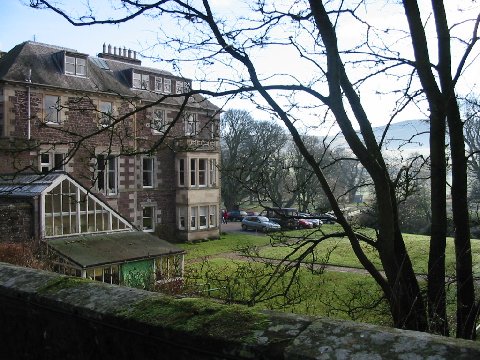 Netherurd house in autumn