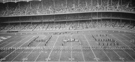 The HHS band at Yankee Stadium
