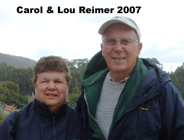 Carol & Lou in Tasmania 2007