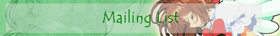 Mailing List