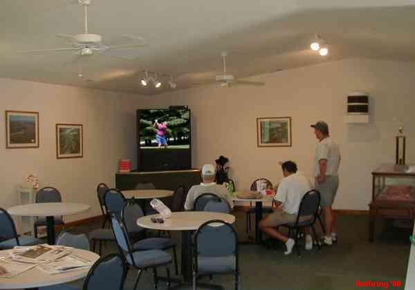 Clubhouse lounge