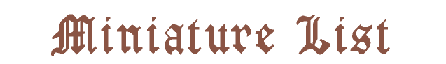 Miniature List