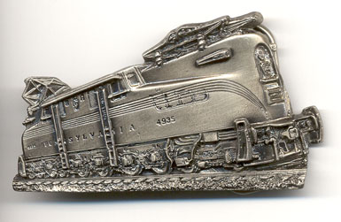 PRR GG-1 Nickel-Finished Belt Buckle