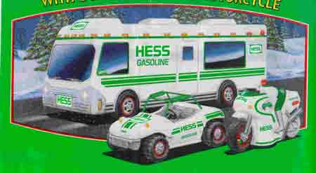 1998 Hess Toy Recreation Van with 
Dune Buggy and Motorcycle
