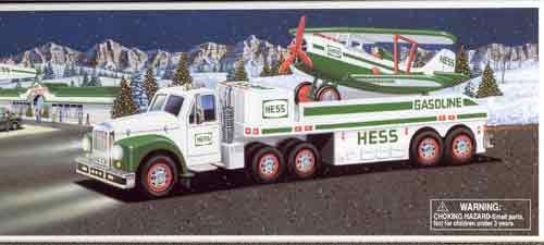 hess truck and airplane