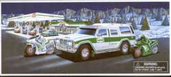 2004 Hess Toy Sport Utility Vehicle and Motorcycles