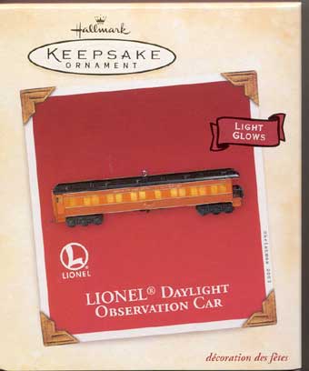 2003 SP Daylight Observation Car Keepsake Ornament