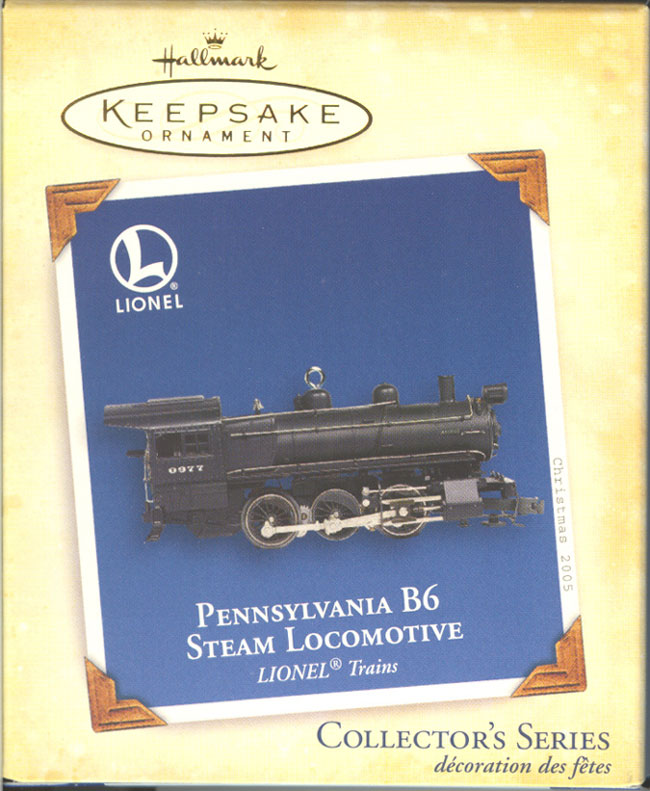 2005 Pennsylvania B6 Locomotive Keepsake Ornament