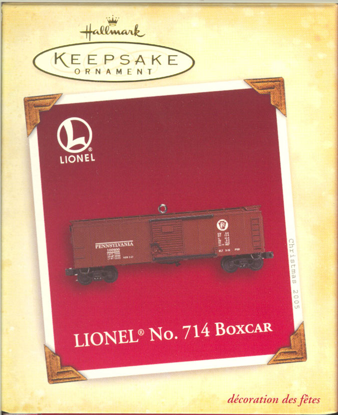 2005 Pennsylvani B6 Box Car Keepsake Ornament