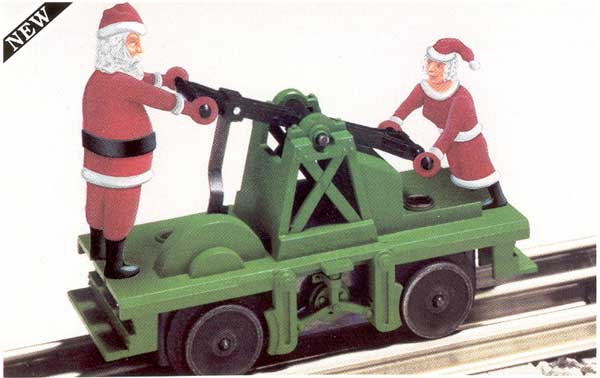 Lionel Santa Hand Car