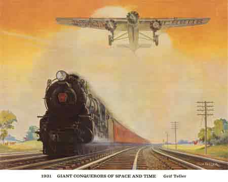 1931 PRR Calendar Print/Poster