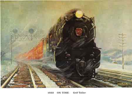 1932 PRR Calendar Print/Poster