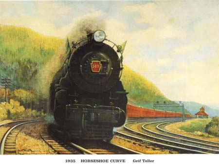 1935 PRR Calendar Print/Poster