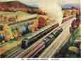 1951 PRR Calendar Artwork