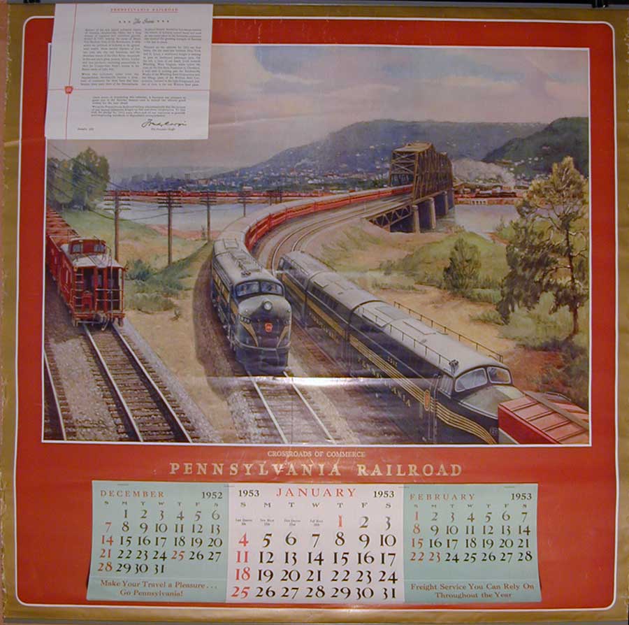 1953 PRR Calendar