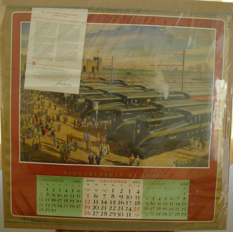 HIGBYTOYS 1955 Original PRR Calendar Web Page