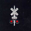 Railroad Crossing Crossbuck Signal Herald Pin