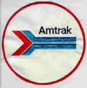 USA Amtrak Railroad Sew-On Patch