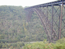The second highest bridge in the U.S. which spans the New River Gorge