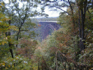 The second highest bridge in the U.S. which spans the New River Gorge