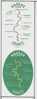 A map showing both segments of the Gauley River, and each of the rapids we went over