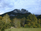 A different view of Seneca Rocks.