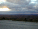 One more view of the sunset on the road to the summit of Spruce Knob.