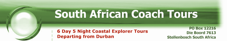 South African�Guided Coach Tours�
