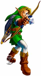 Adult Link with his bow!